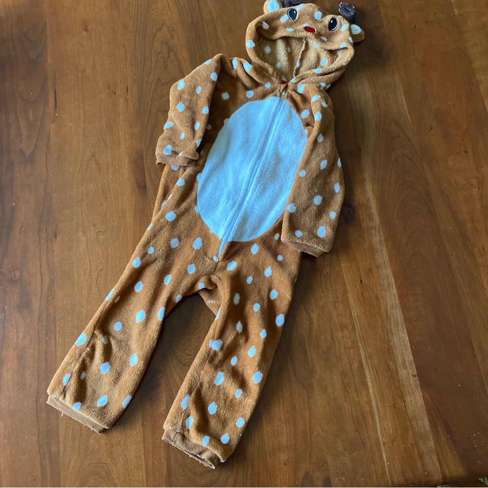 H&M Kids Reindeer Rudolph costume one piece size 1.5-2 years